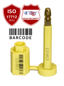 Guard Lock container seal with bar code
