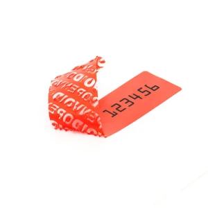 New Generation 100x20 mm sealing label - Red