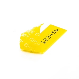 New Generation 100x20 mm sealing label - Yellow 